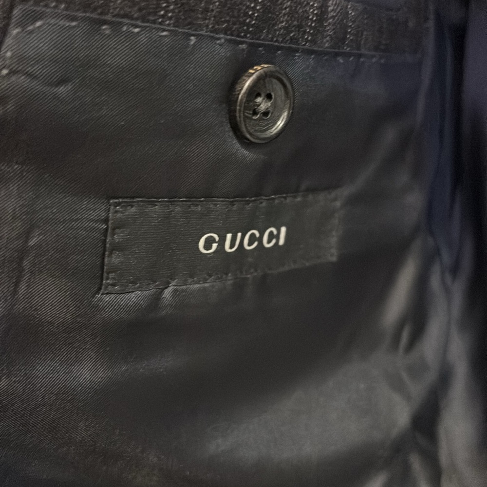 Gucci Charcoal Pinstripe Blazer - Picture 5 of 9